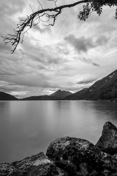 2018_06_07_Haute Savoie  (0058_bnw).jpg - Lac d'Annecy, Juin 2018